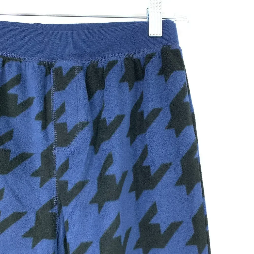 Gap Kids Pajama Pants Set Size 14 Red Fleece Blue Houndstooth Sleep Lounge